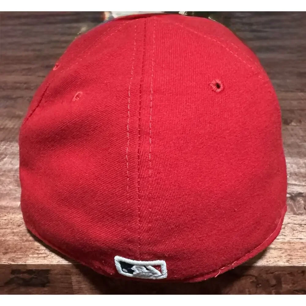 New Era 59Fifty Cleveland Indians Block C Men's 7 5/8 Fitted Cool Base Hat Cap